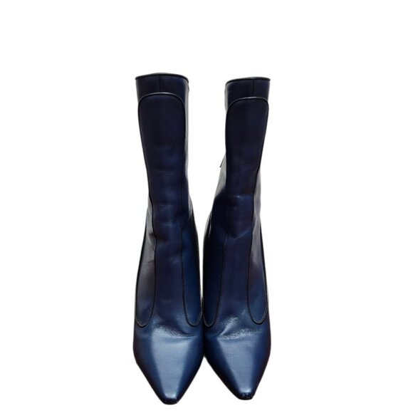 FABRIZIO VITI CAPALBIO LEATHER WINTER TIMELESS BOOTIE Size EU38/US 7.5 - Picture 6 of 16